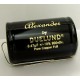 Alexander copper foil capacitors